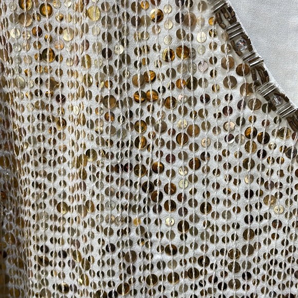 Vintage, Bianca Nygård, Sleeveless Sequin Top SZ 16 - Picture 3 of 4